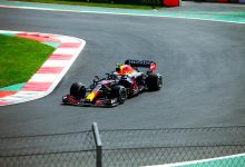 Formula One Car on a Race Track