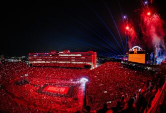 Memorial Stadium volleyball